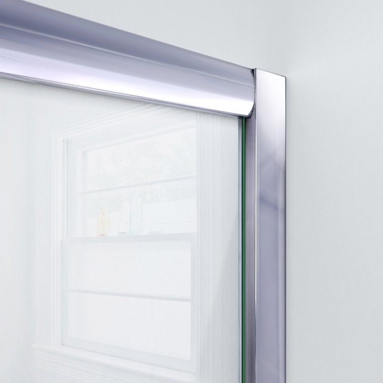 SlimLine 60" x 34" White Acrylic Single Threshold Shower Base