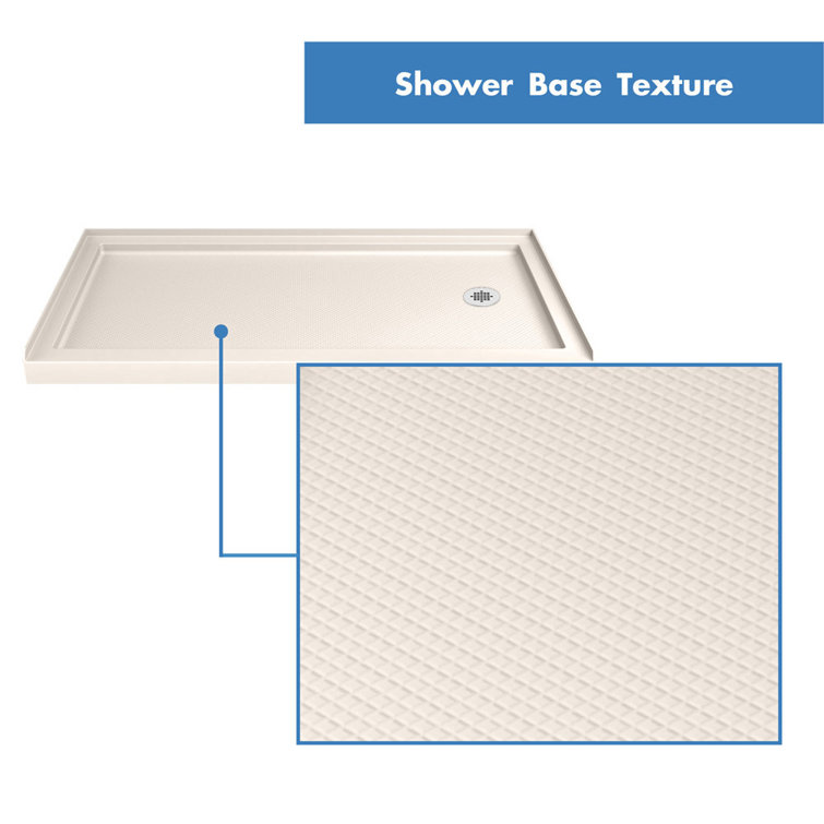 Duet 60" Frameless Clear Glass Sliding Shower Kit with Brushed Nickel Finish