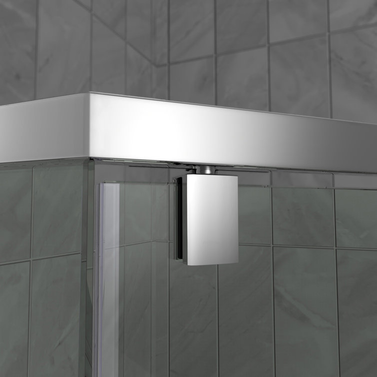 DreamLine Prism 36" x 72" Frameless Neo-Angle Pivot Shower Enclosure in Black