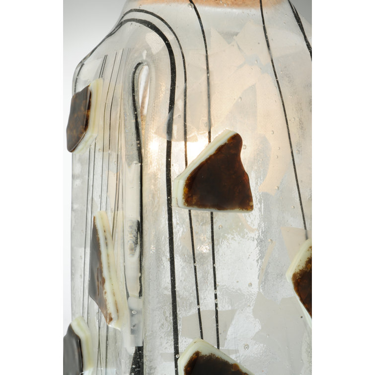 Kayme Brushed Nickel Globe Mini Pendant with Glass Shade