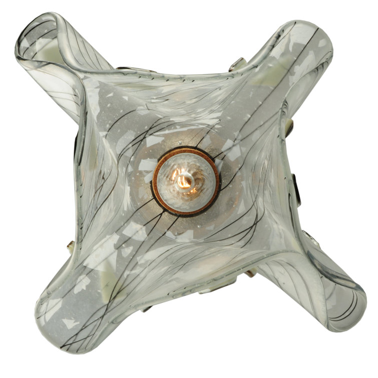 Metro Fusion 1-Light Energy Star Globe Pendant in Brushed Nickel