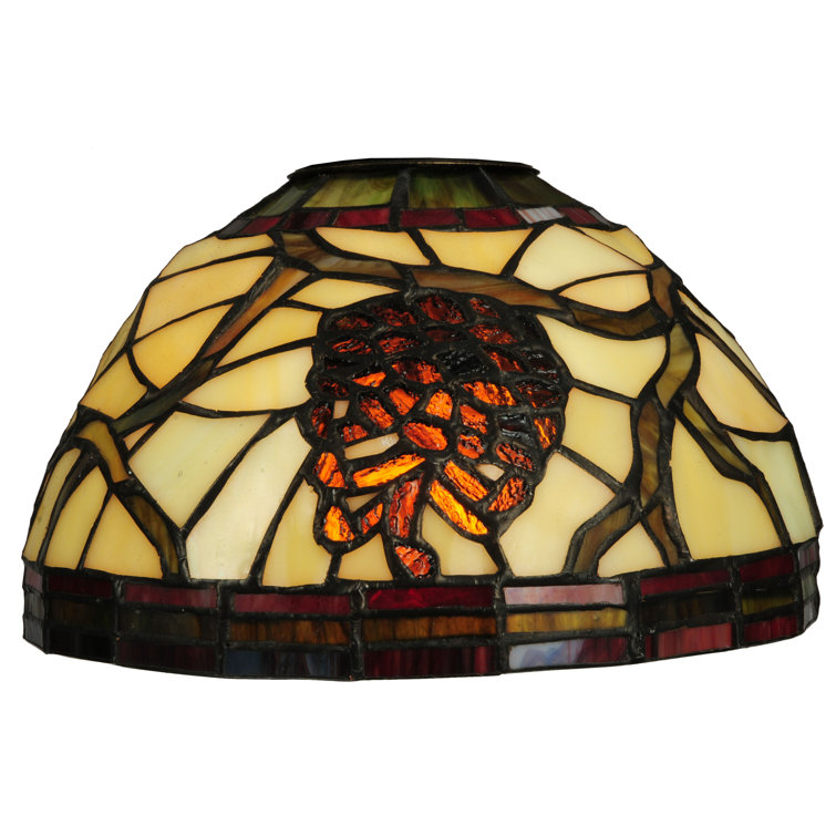 Bronze Glass 2-Light Globe Indoor/Outdoor Pendant