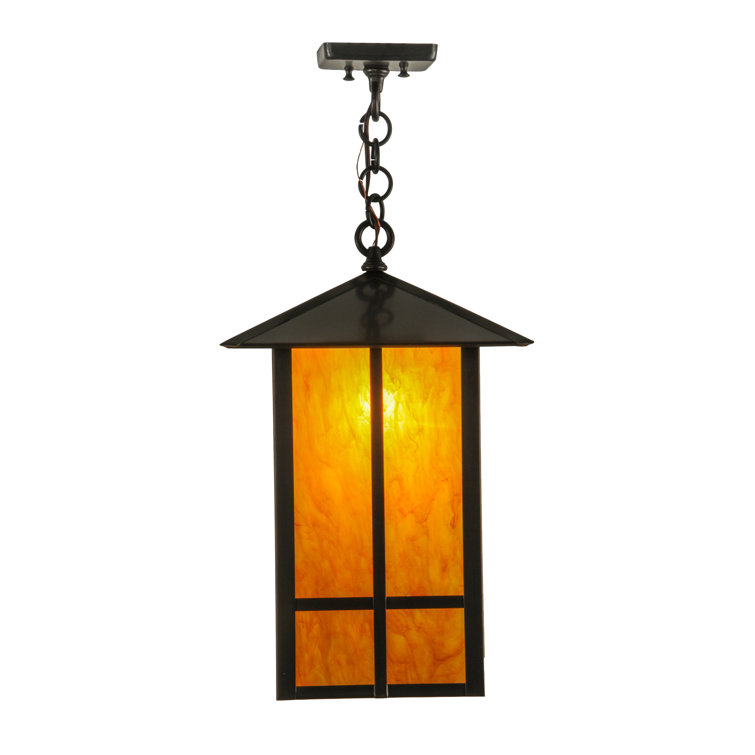 Seneca Bronze 1-Light Indoor/Outdoor Energy Star Lantern Pendant