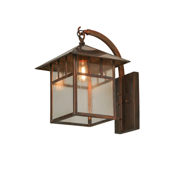 Seneca Double Bar Mission 1-Light Solid Brass Sconce