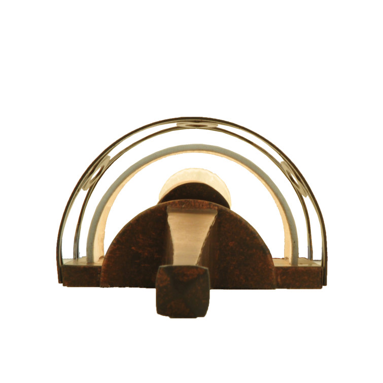 Ashville Art Deco Brown Wall Sconce with Cream Textrene Shade