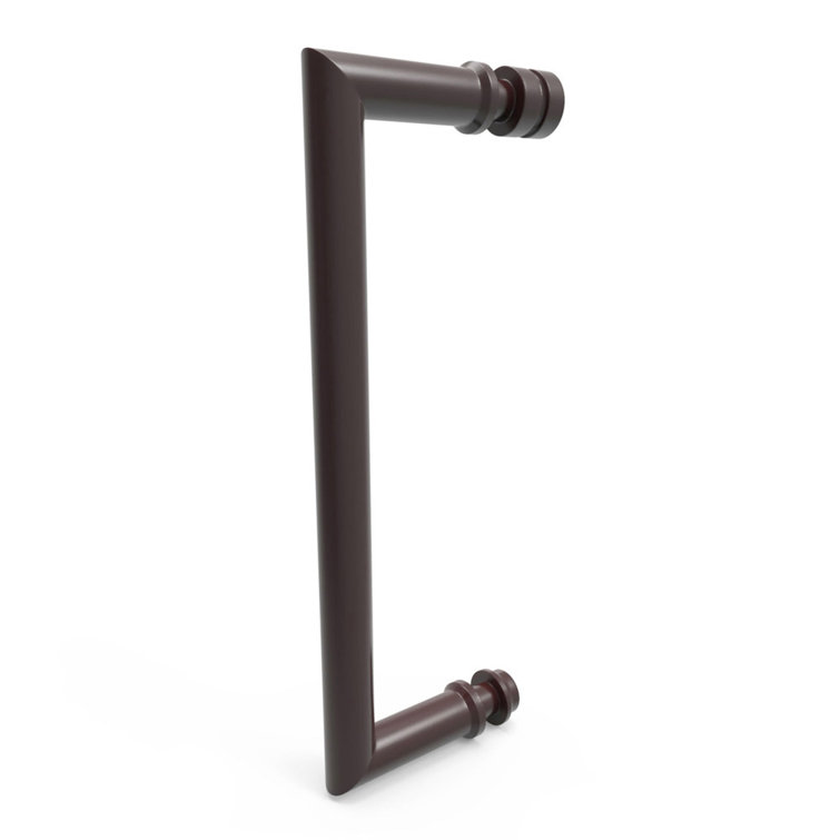 Unidoor-X 48" Frameless Clear Glass Shower Enclosure with Oil Rubbed Bronze Hardware