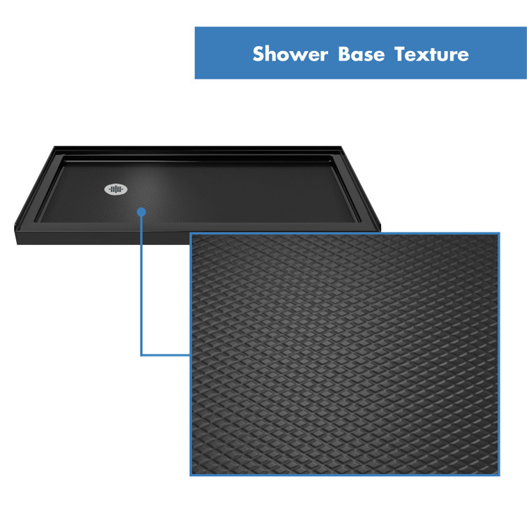 Duet 60" Clear Glass Semi-Frameless Sliding Shower Kit with Brushed Nickel Hardware