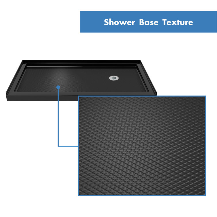 Duet 60" Frameless Clear Glass Sliding Shower Kit with Brushed Nickel Hardware
