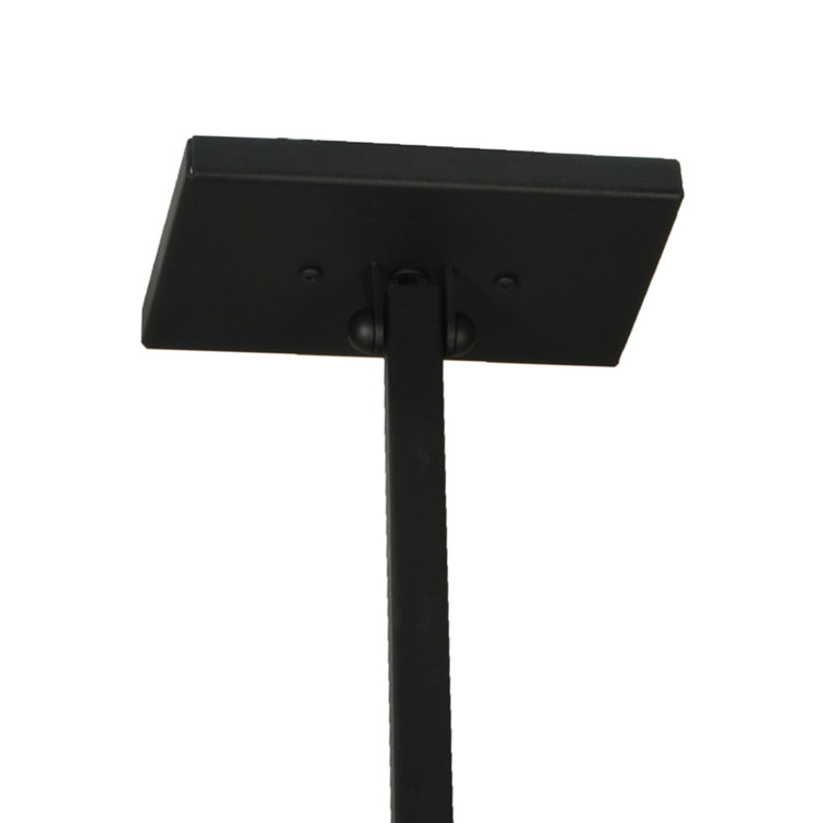 Eco-Friendly 4-Light LED Globe Island Pendant in Black
