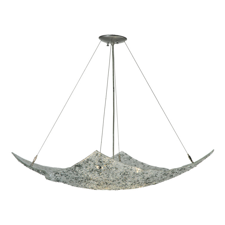 Metro Fusion 24" Nickel Frame LED Globe Chandelier