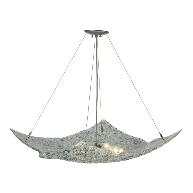 Metro Fusion 24" Nickel Frame LED Globe Chandelier