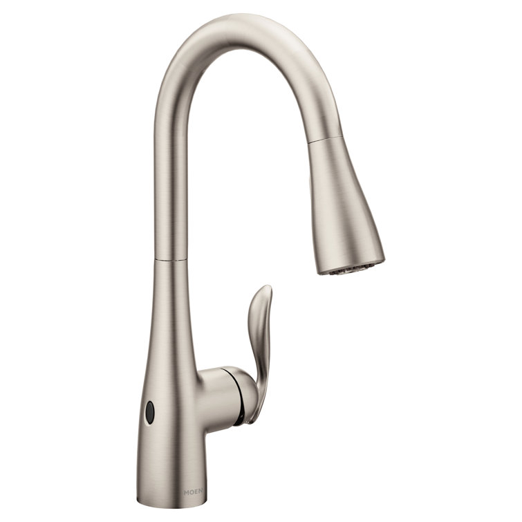 Stainless Steel Touchless Pull-Down Kitchen Faucet with Spray