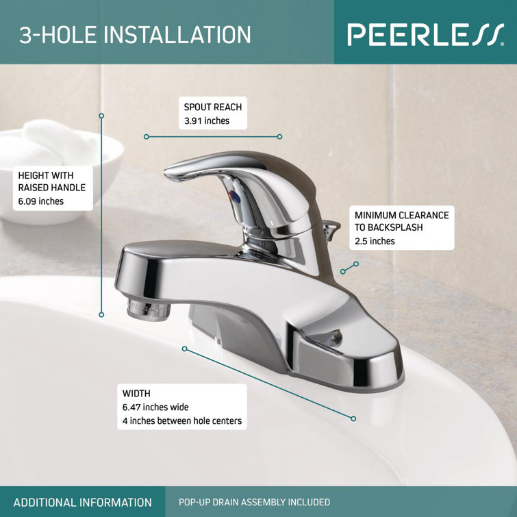 Elegant Core Single-Handle Chrome Bathroom Faucet with ADA Compliance