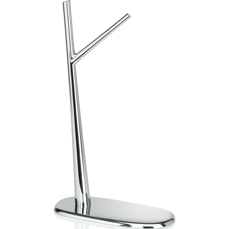 Chrome-Plated Zamak Banana Holder with Rubber Base