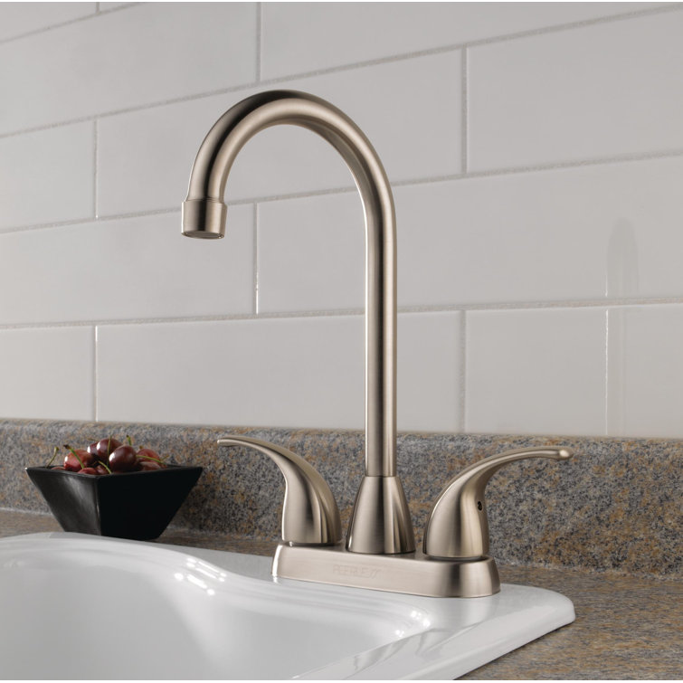 Core 11'' Brushed Stainless Steel Bar Prep Faucet with Lever Handle