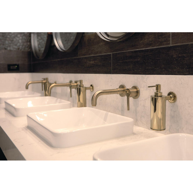 Trinsic Contemporary Bronze Wall-Mounted Bathroom Faucet