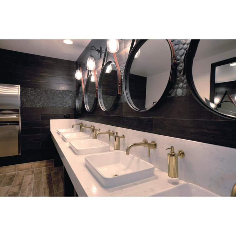 Trinsic Contemporary Bronze Wall-Mounted Bathroom Faucet