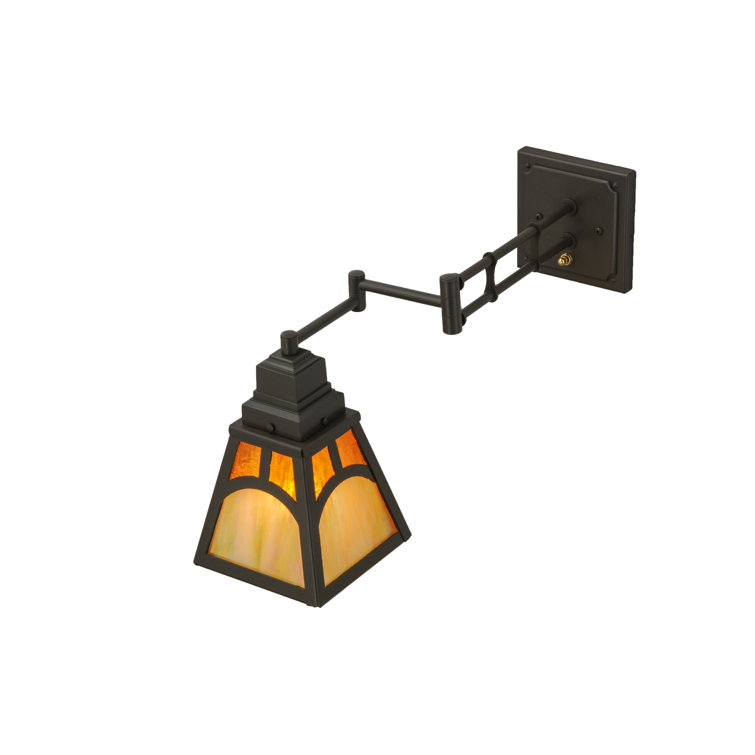 Mission Hill Adjustable Swing Arm Sconce in Timeless Bronze