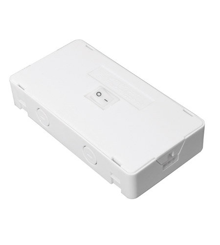 White Hardwire Box for Noble Pro Undercabinet Light