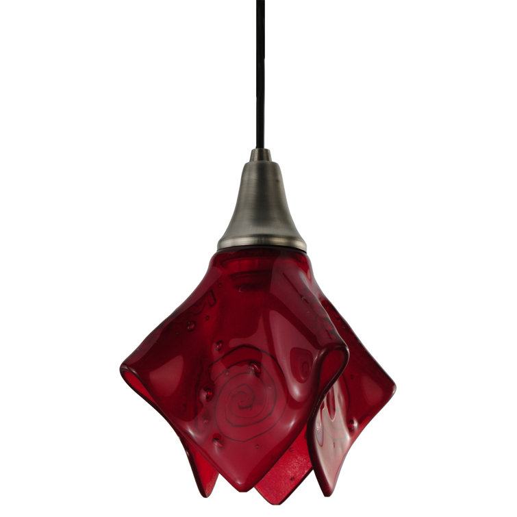Nova Mini Globe 1-Light Pendant in Brushed Nickel and Bronze