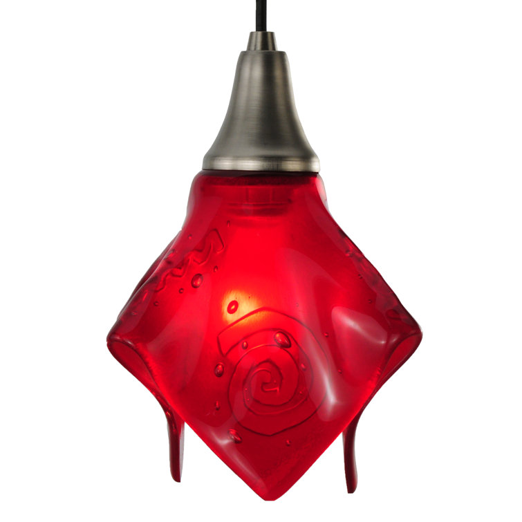 Nova Mini Globe 1-Light Pendant in Brushed Nickel and Bronze