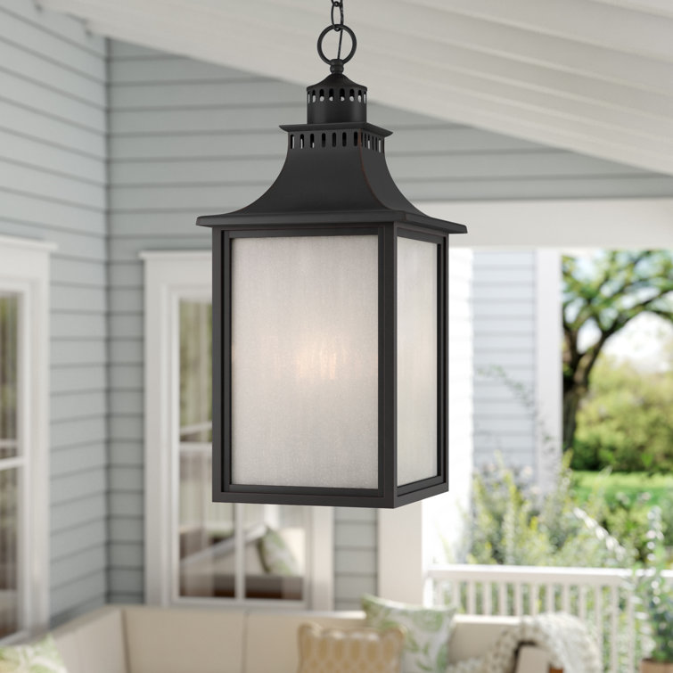 Monte Grande 22.5" English Bronze 3-Light Outdoor Hanging Lantern