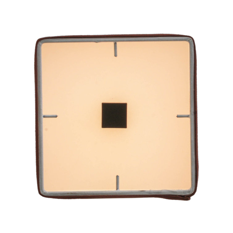 Mini Beige and Bronze Glass Indoor/Outdoor Pendant Light