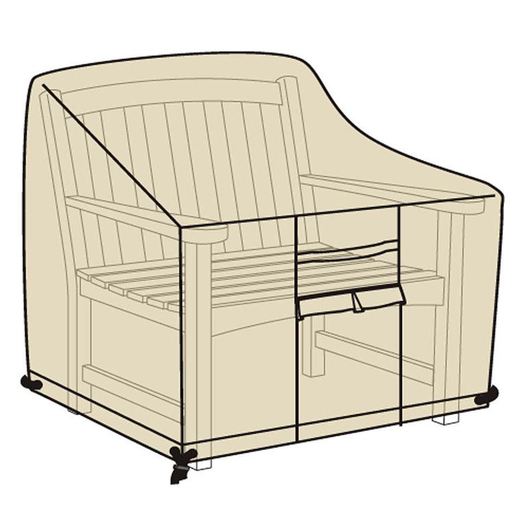 Sand Heavy Duty Weather Resistant Outdoor Chair Cover