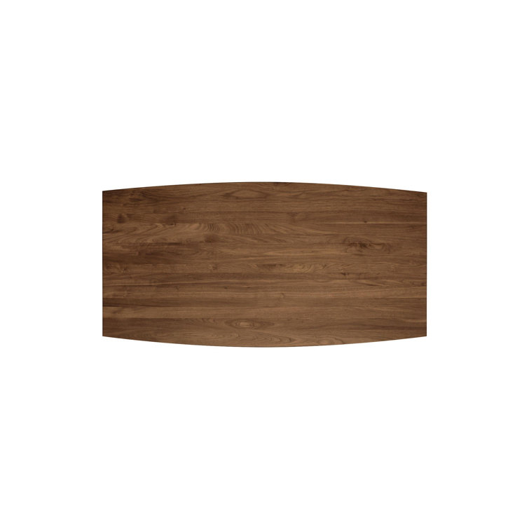 Catalina Mid-Century Modern Solid Walnut Dining Table