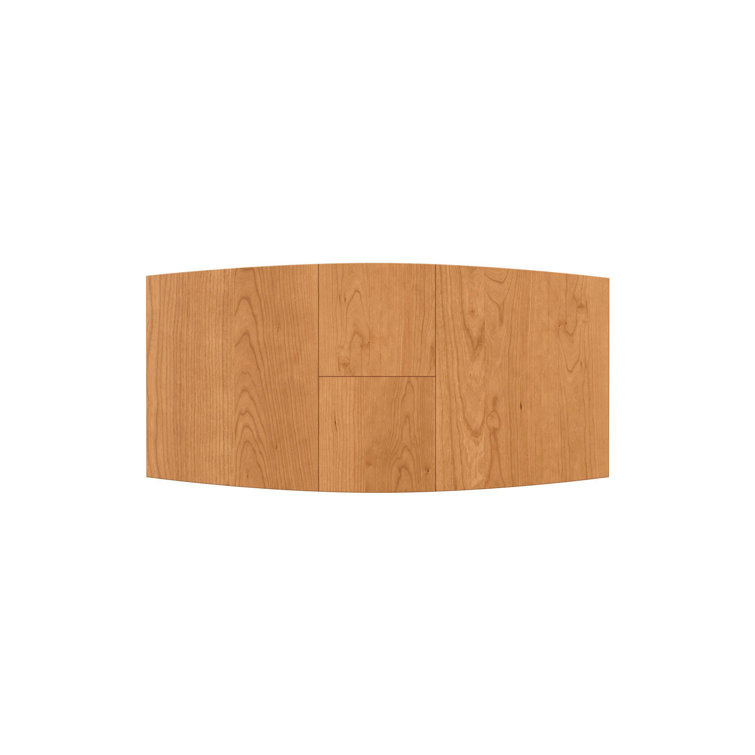 Catalina 66" Natural Cherry Mid-Century Modern Extendable Dining Table