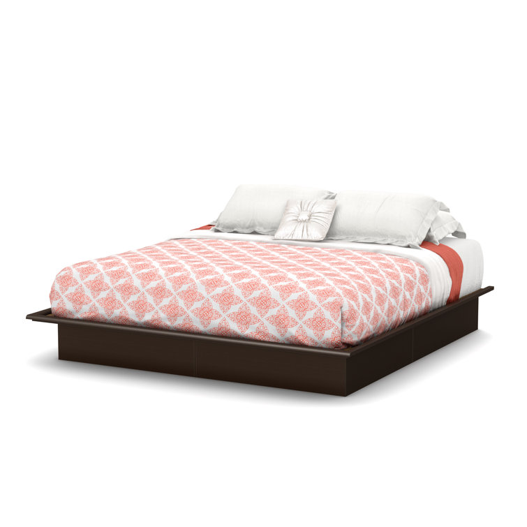 Black Queen Wood Frame Platform Bed with Storage
