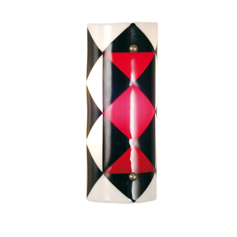 Metro Fusion Black and Nickel Dimmable Wall Sconce