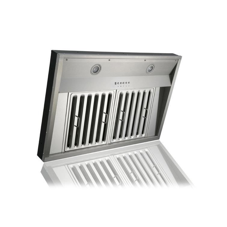 Kobe 36" Stainless Steel Built-In Range Hood with LED Lights