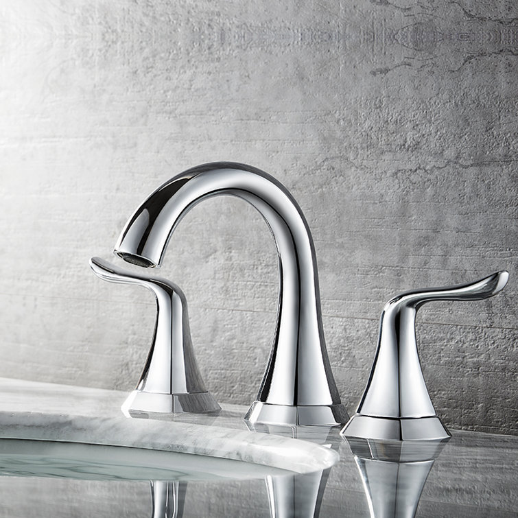 Beverly Polished Chrome Widespread 2-Handle Bathroom Faucet