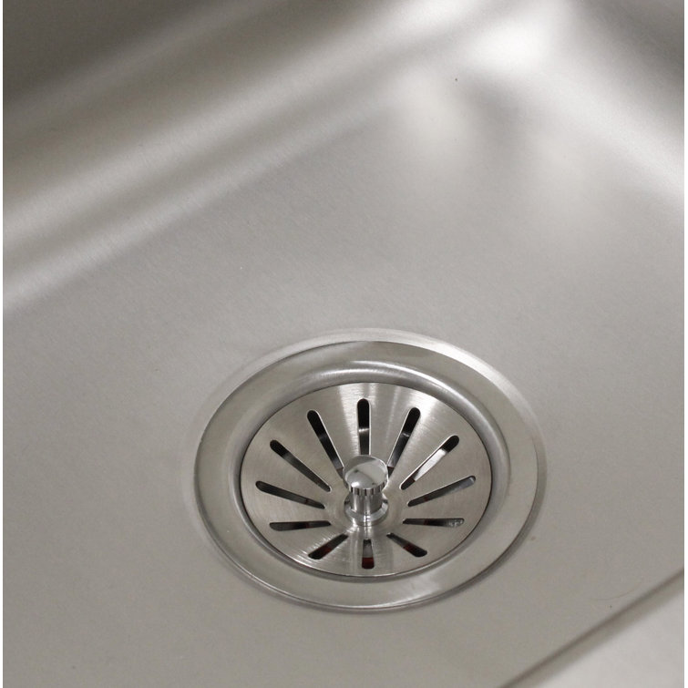 Keeney Stainless Steel Kitchen Sink Strainer with Brass Shank