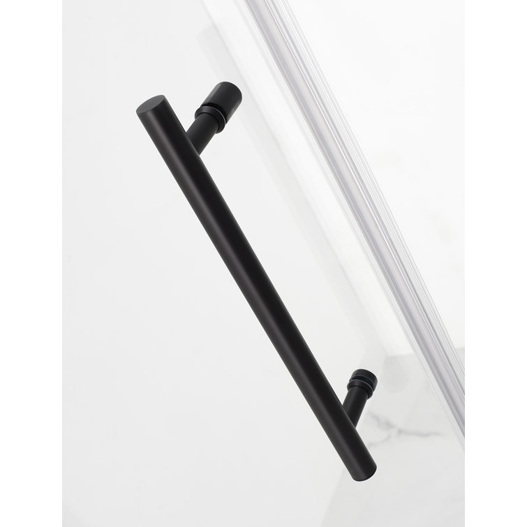 Belmore 60'' x 72'' Oil Rubbed Bronze Frameless Shower Door