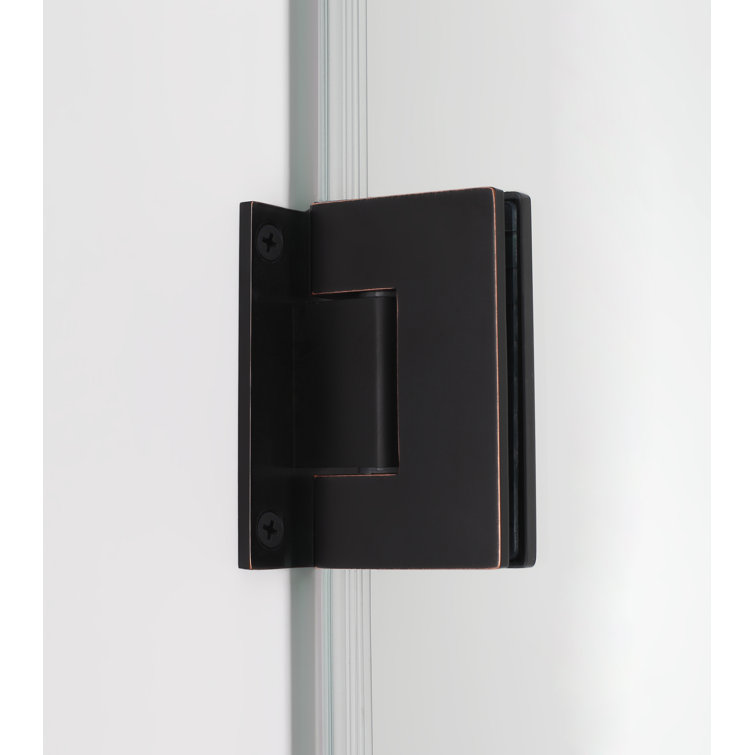 Belmore 60'' x 72'' Oil Rubbed Bronze Frameless Shower Door