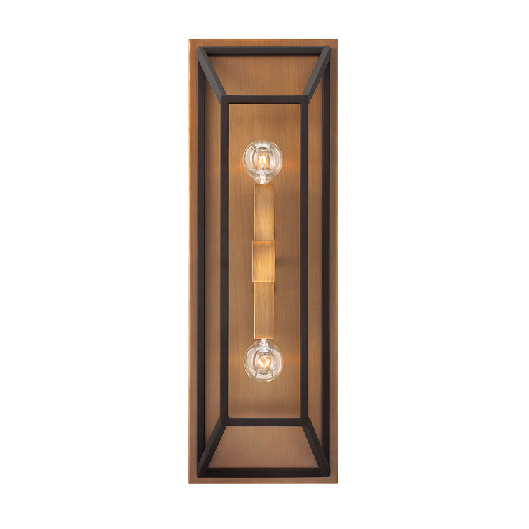 Fulton Bronze 2-Light Dimmable Wall Sconce