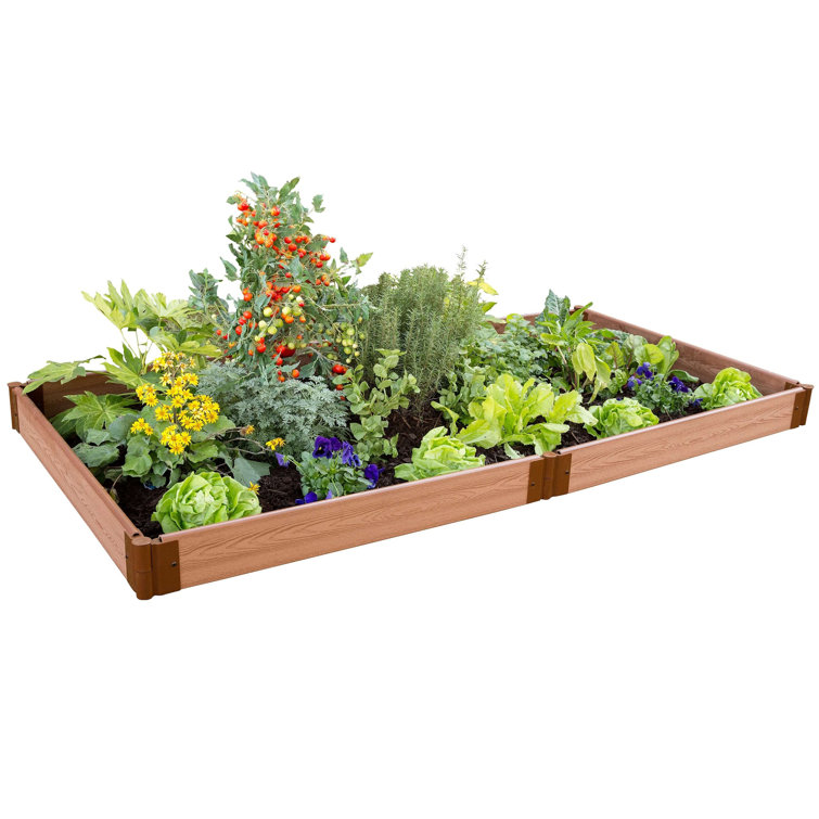 Classic Sienna Composite Raised Garden Bed 4' x 8' x 5.5"