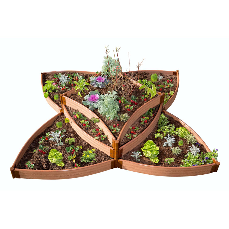 Classic Sienna 3-Level Composite Raised Garden Bed