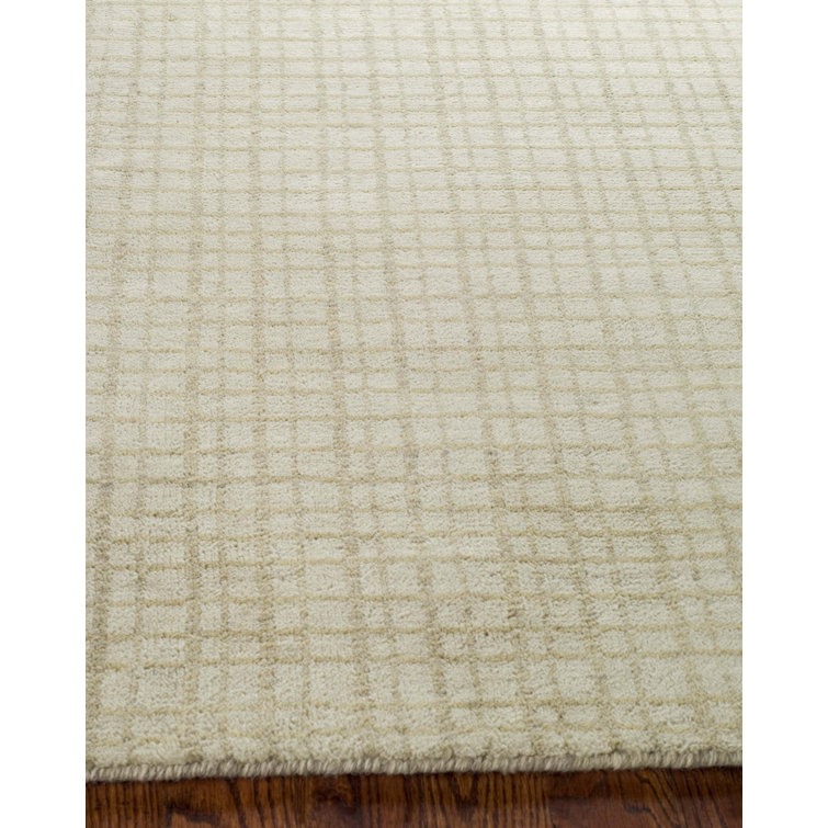 Himalaya Beige Hand-Knotted Wool 9' x 12' Area Rug
