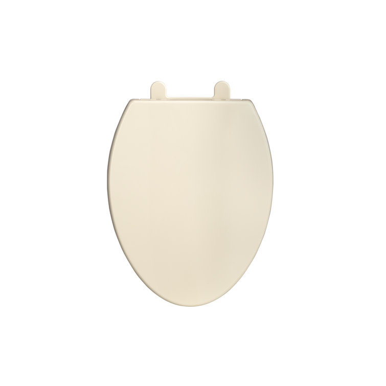 Linen Slow-Close Elongated Toilet Seat with Concealed Edges