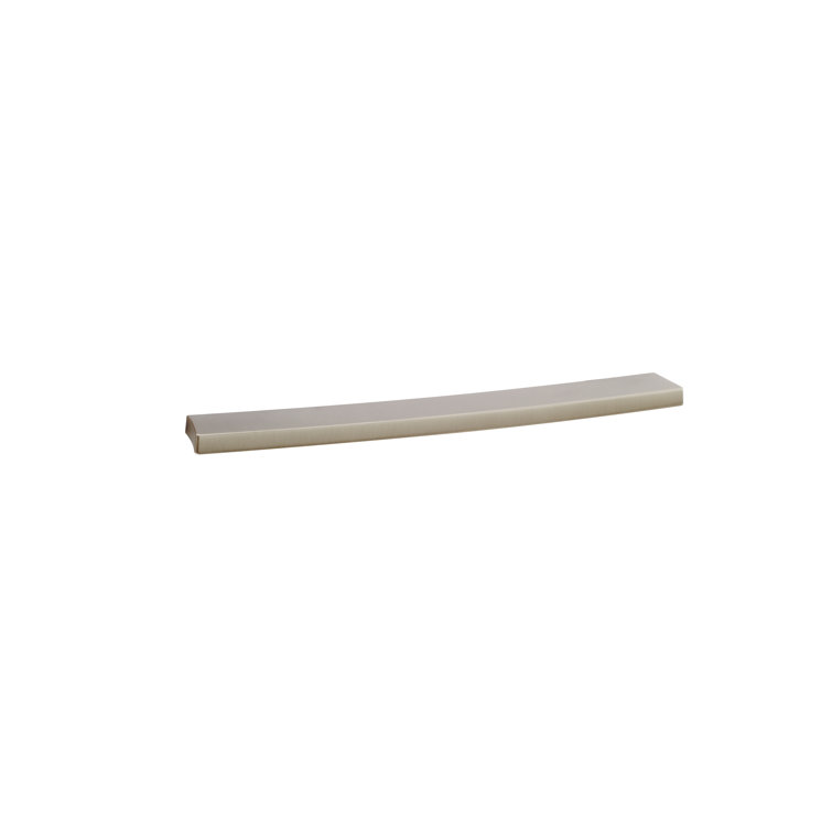 Brushed Nickel Rectangular Drawer Pull with Mounting Hardware