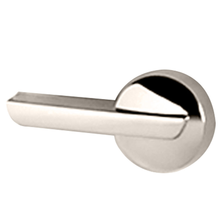 Polished Nickel L-Shaped Metal Lever Handle