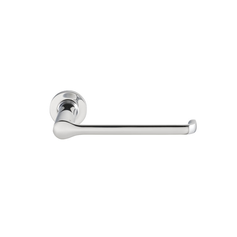 Polished Chrome Modern Wall Mounted Toilet Paper Holder