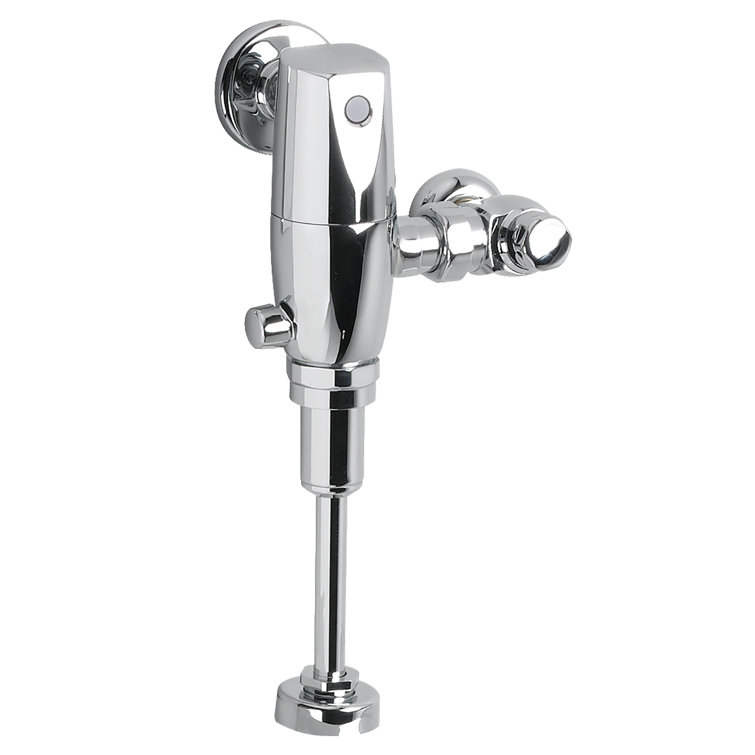 Polished Chrome Touchless Urinal Flush Valve with Sensor