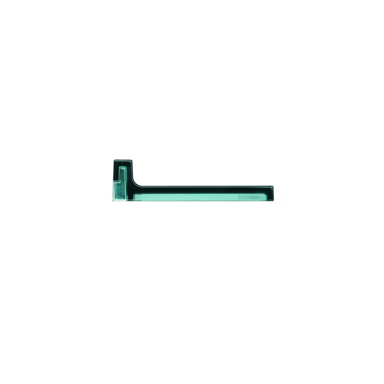 Aquamarine Green Floating Wall Shelf for Living Room or Bedroom