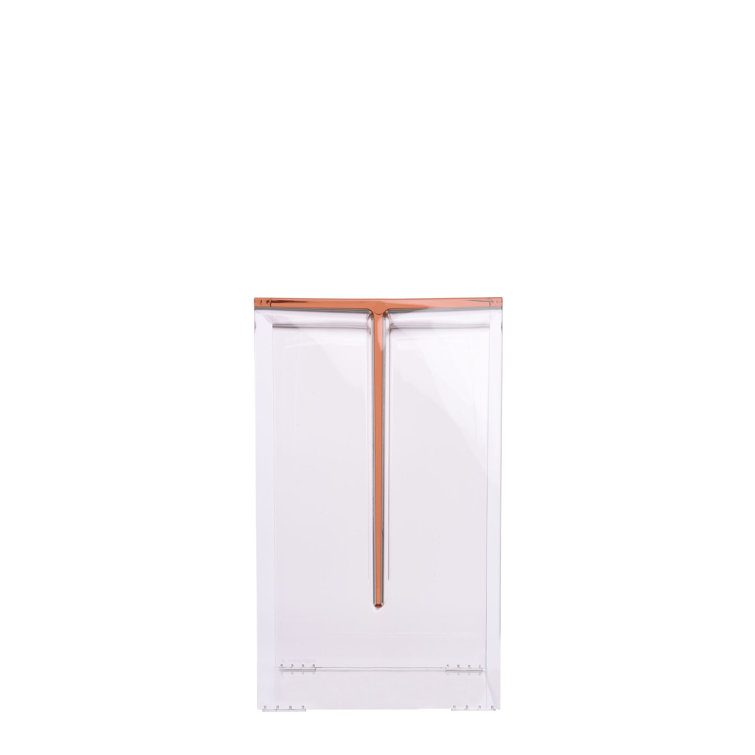 Ludovica + Roberto Palomba Nude Acrylic Max Beam Side Table