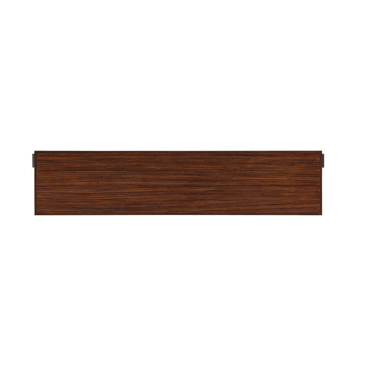 Langston Rectangular Brown Wood and Metal Console Table
