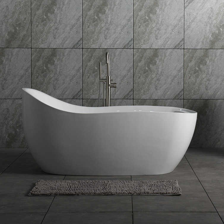 Nova 67'' White Freestanding Acrylic Air Bathtub